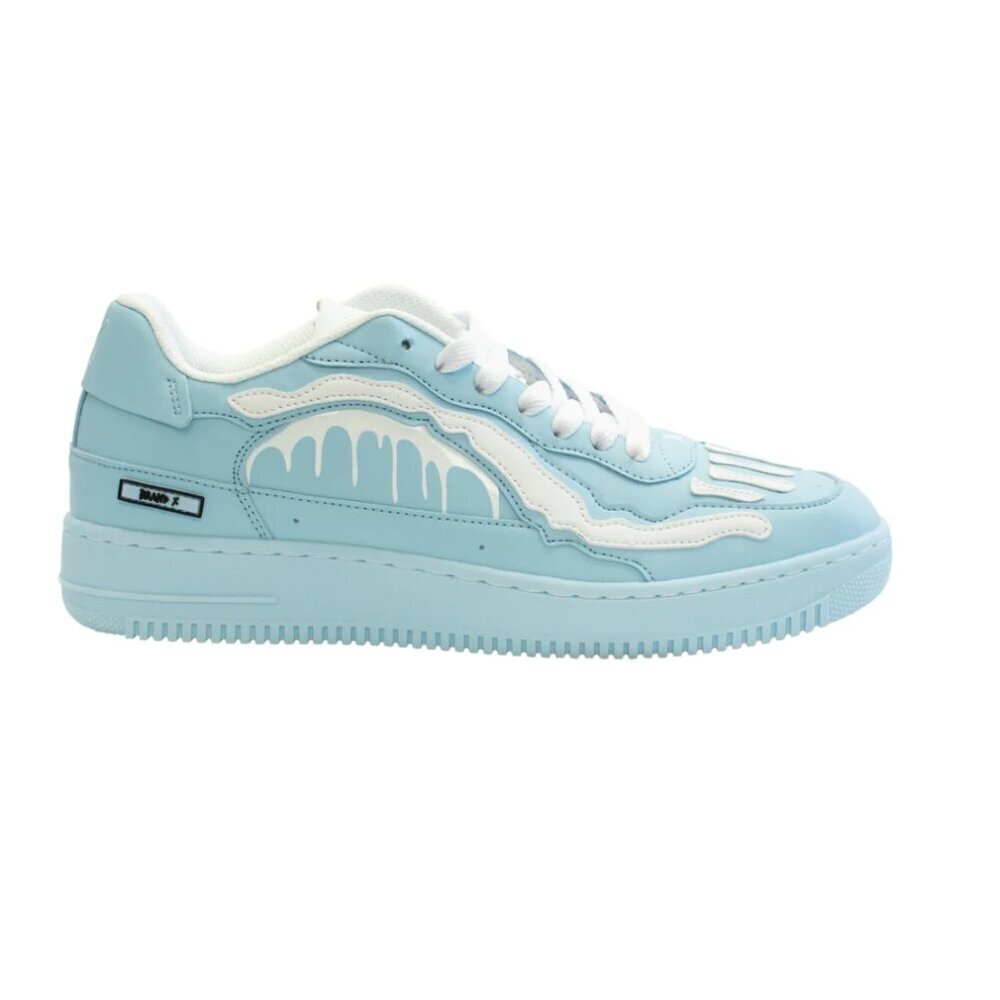 Brand X All Star Elite Bones Low Top Lace Up Sneakers Shoes Light Blue, size 11